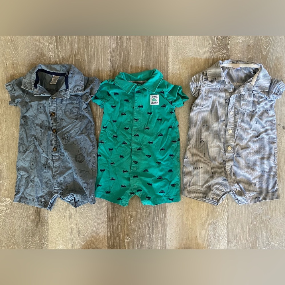12 months Boys Rompers from Carter’s Lot 🌟$10 deal!🌟